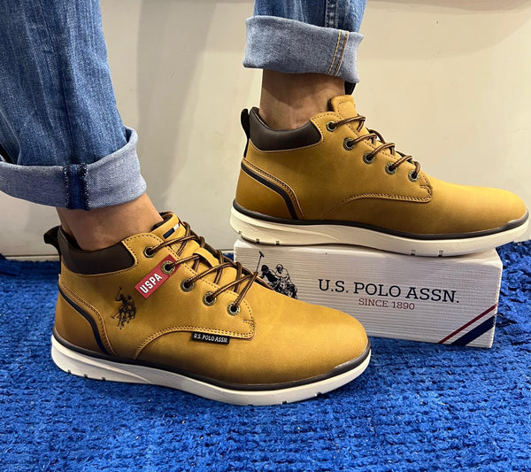 Sneakers uomo u.s. polo assn. marrone chiaro ygor010-tan