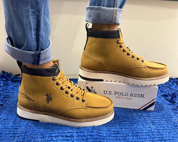 Scarponcino uomo u.s. polo assn. marrone chiaro london001-tan