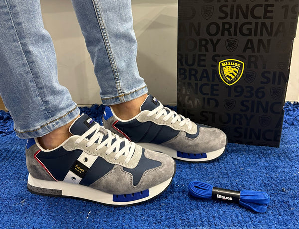 Sneakers uomo blauer grey/navy s5queens01/nub