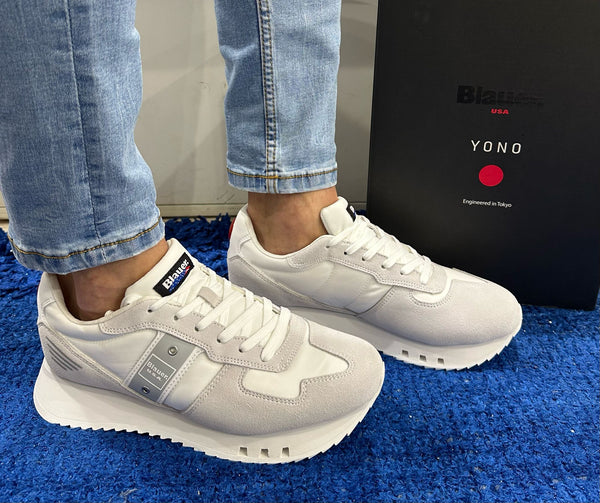 Sneakers uomo blauer white s5tokyo01/mes