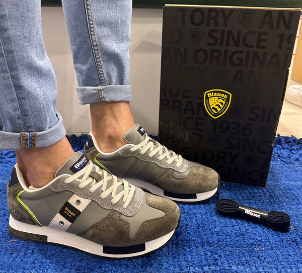Sneakers uomo blauer military/grey s5queens01/nub