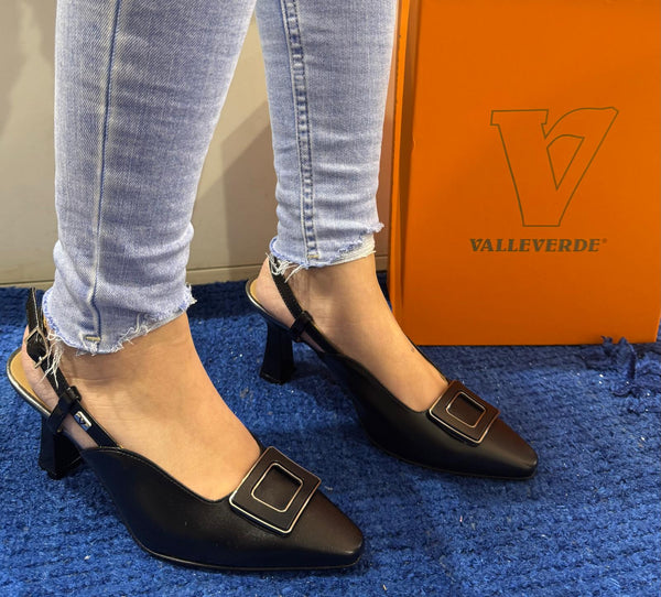 Décolleté donna valleverde nero 28466