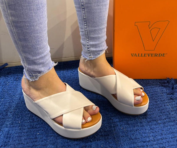 Ciabatta donna valleverde white 24405