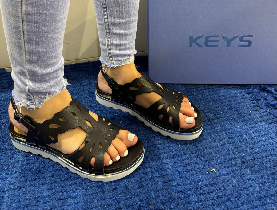 Sandalo donna keys black k11040