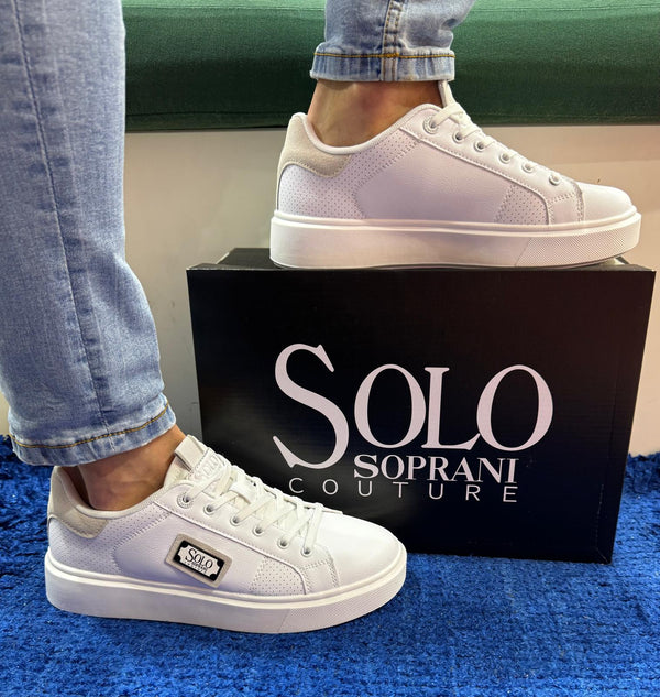 Sneakers uomo solo soprani white soros scm514p75