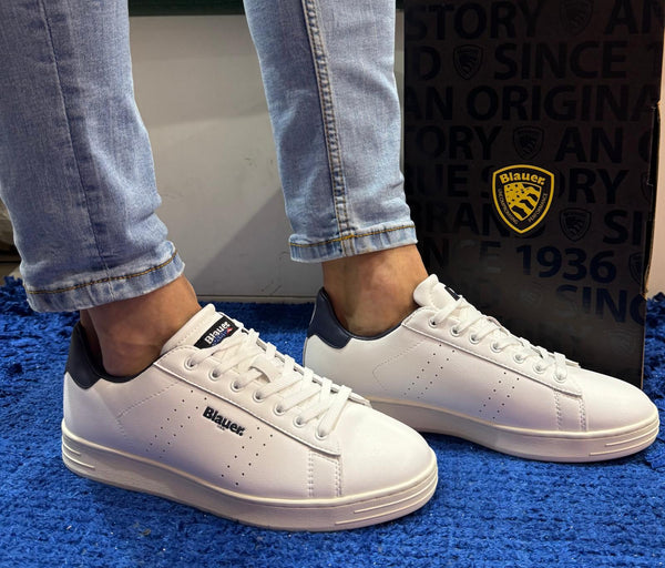 Sneakers uomo blauer white/navy s5grant01/lea