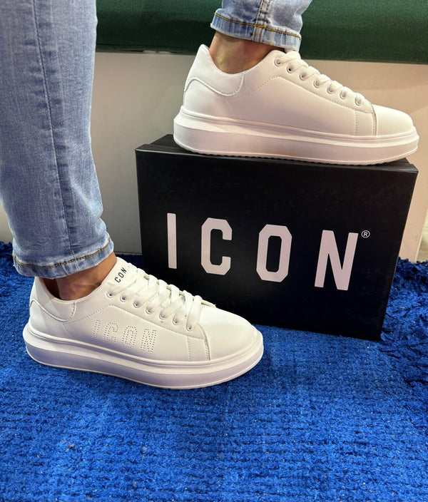 Sneakers uomo icon white ic04748su
