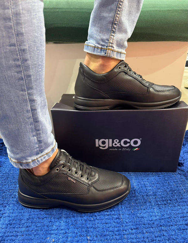 Sneakers uomo igi&co nappa black 7621000