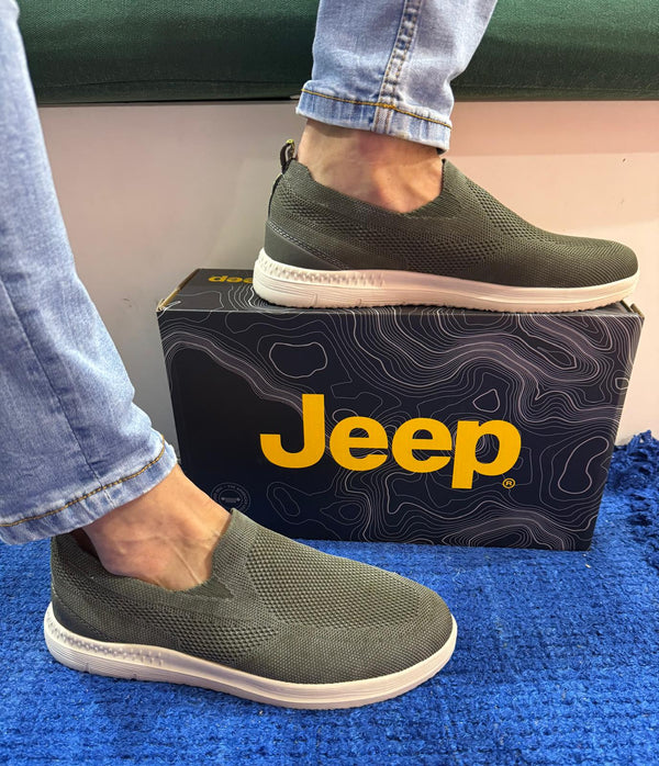 Slip-on uomo jeep in tessuto military karoo slip on jm51010a