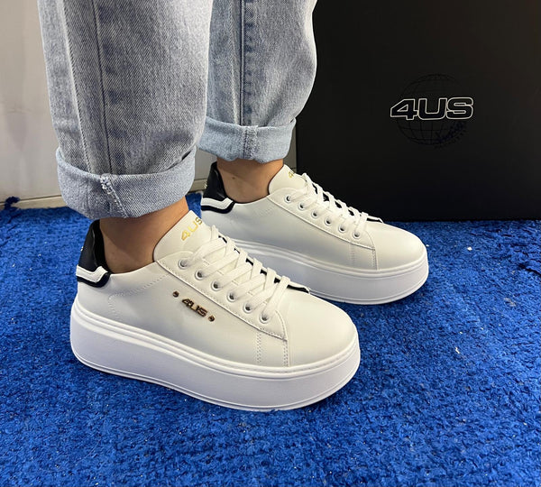 Sneakers donna 4us by Cesare Paciotti white 4bx102
