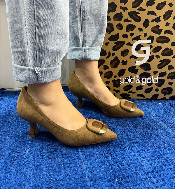 Décolleté donna gold&gold camel gp880