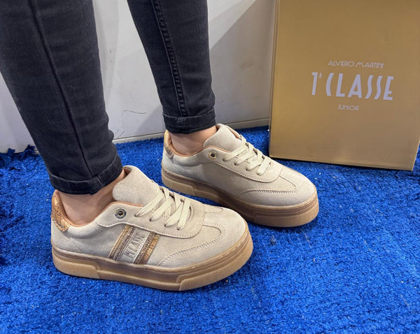 Sneakers donna platform alviero martini 1ᴬ classe beige/geo beige 2280 1840
