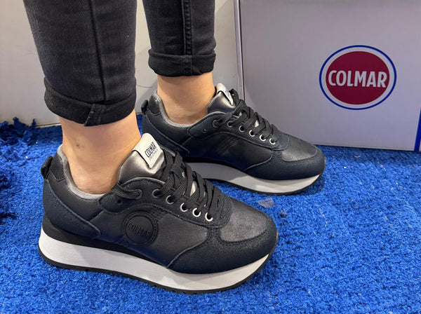 Sneakers donna colmar black travis punk 035