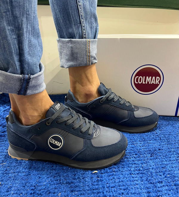 Sneakers uomo colmar navy/grey travis boots 054