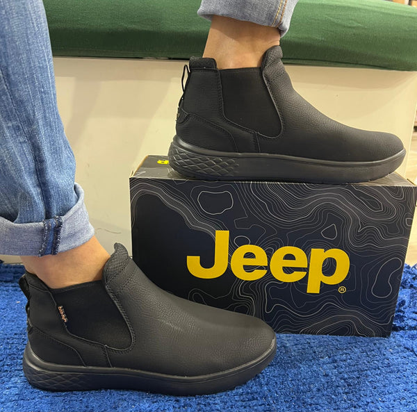 Stivaletto uomo jeep black kobi chelsea jm52120a